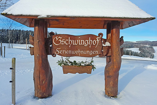 Der Gschwinghof im Winter